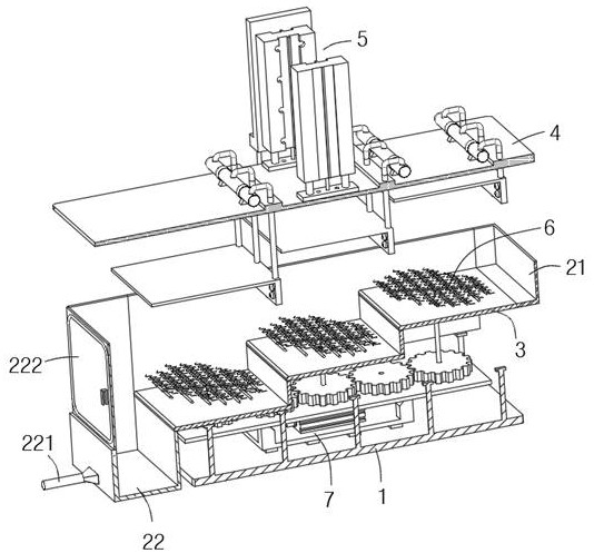 A cutting fluid recovery device for CNC machine tools