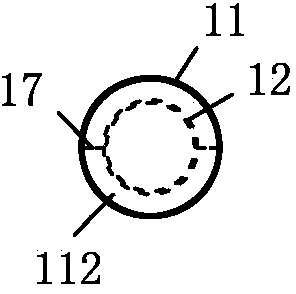 Horizontal-drainage type double-layer drainage and downspout device and installation method for same