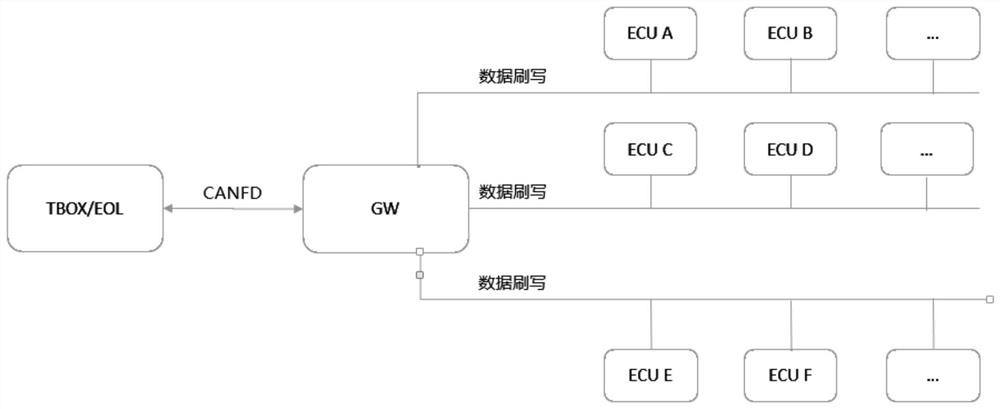 A parallel flashing method based on can FD bus