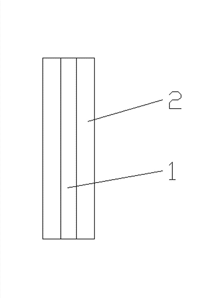 Calcium silicate board veneered light-weight wallboard and preparation method thereof