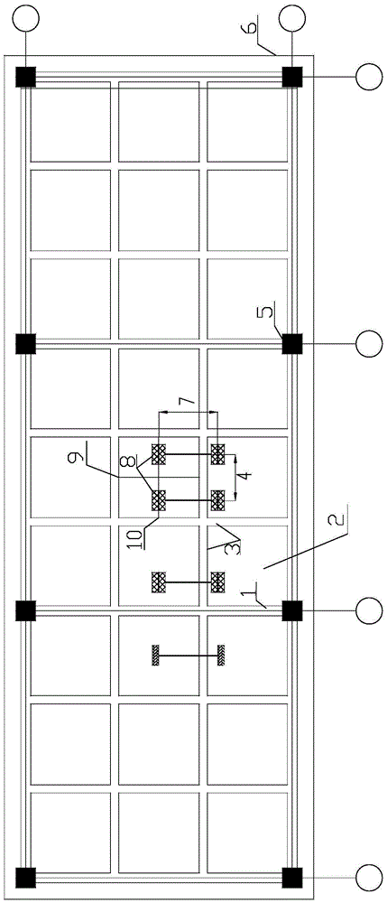 Garage roof bearing capacity calculation and construction method under engineering vehicle load effect