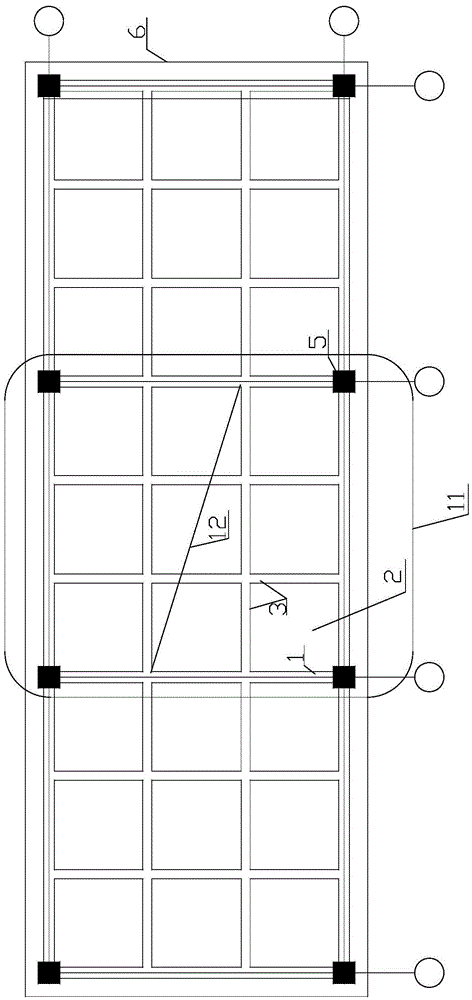 Garage roof bearing capacity calculation and construction method under engineering vehicle load effect