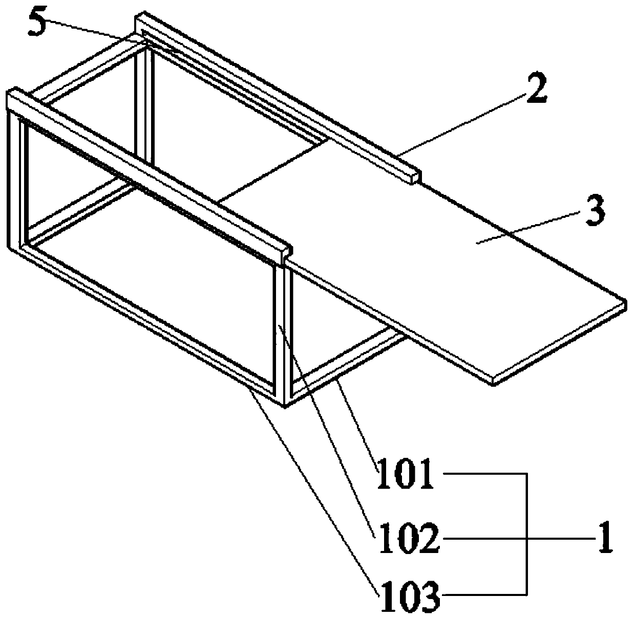 Overlying rock strata pressure support based on coal seam mining