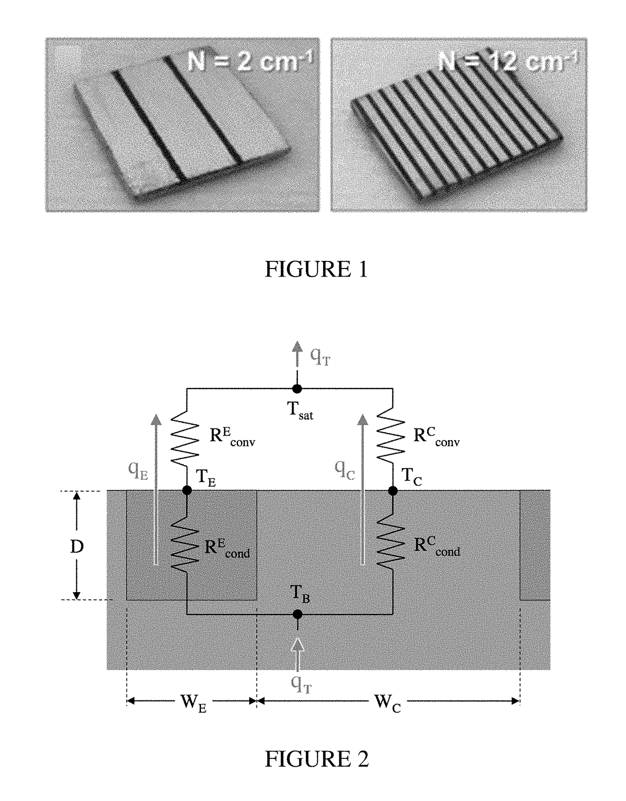 Increasing boiling heat transfer using low thermal conductivity materials