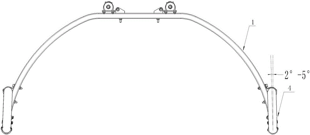 Unmanned helicopter landing gear