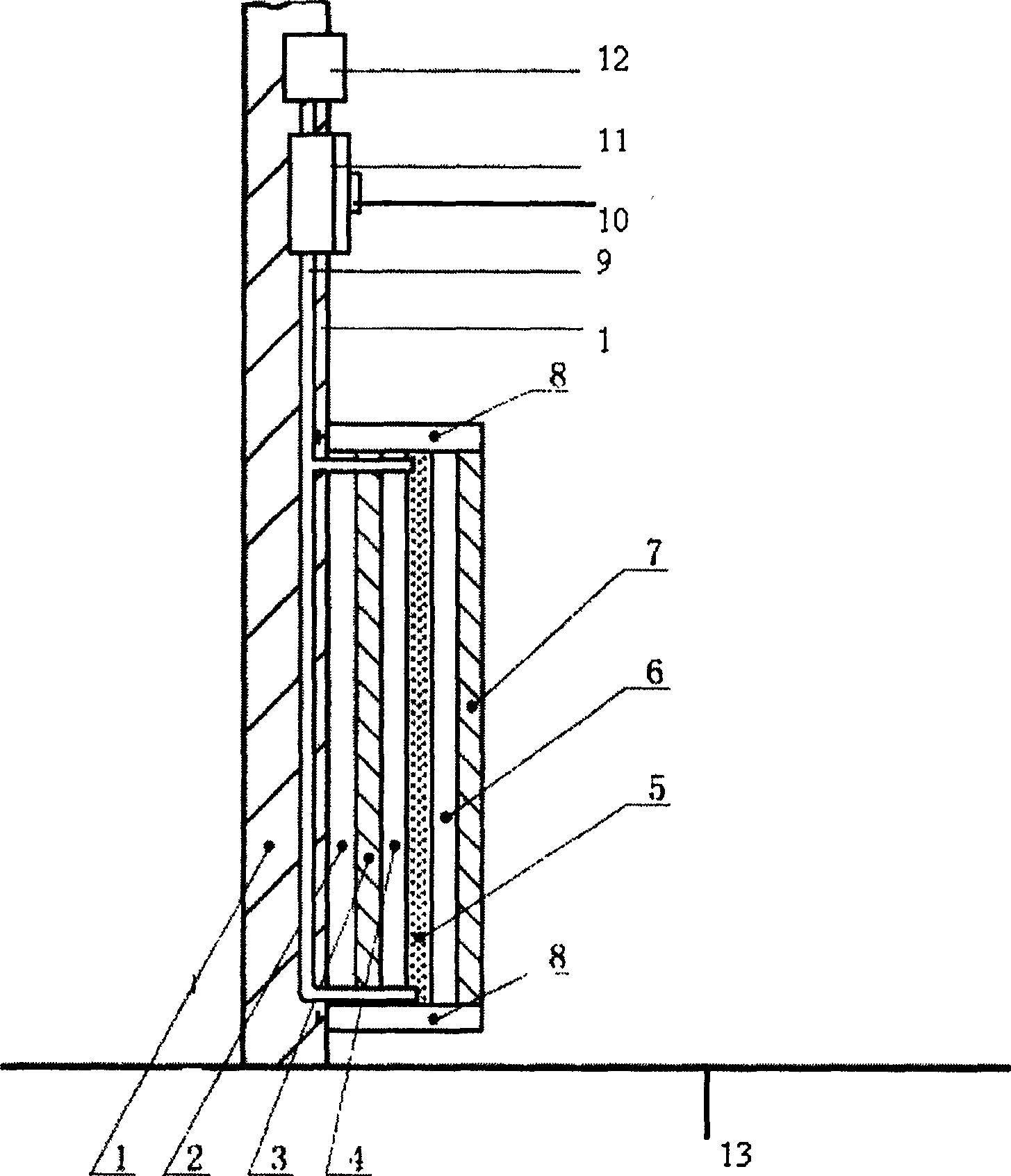 Nano intelligent temperature-controlled wall heater and its manufacturing method