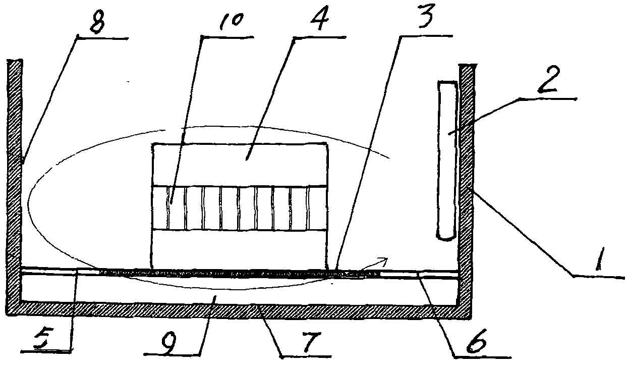 Monocrystaline silicon solar battery texture etching tank