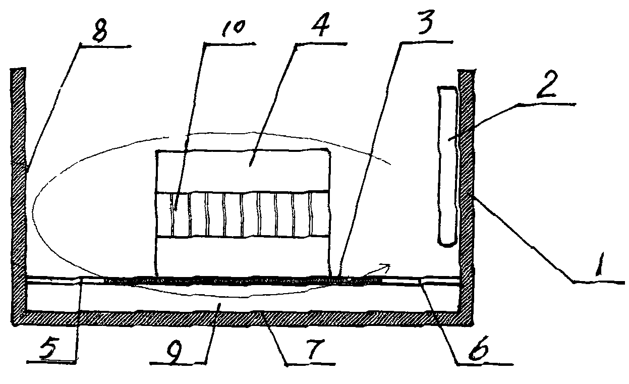 Monocrystaline silicon solar battery texture etching tank