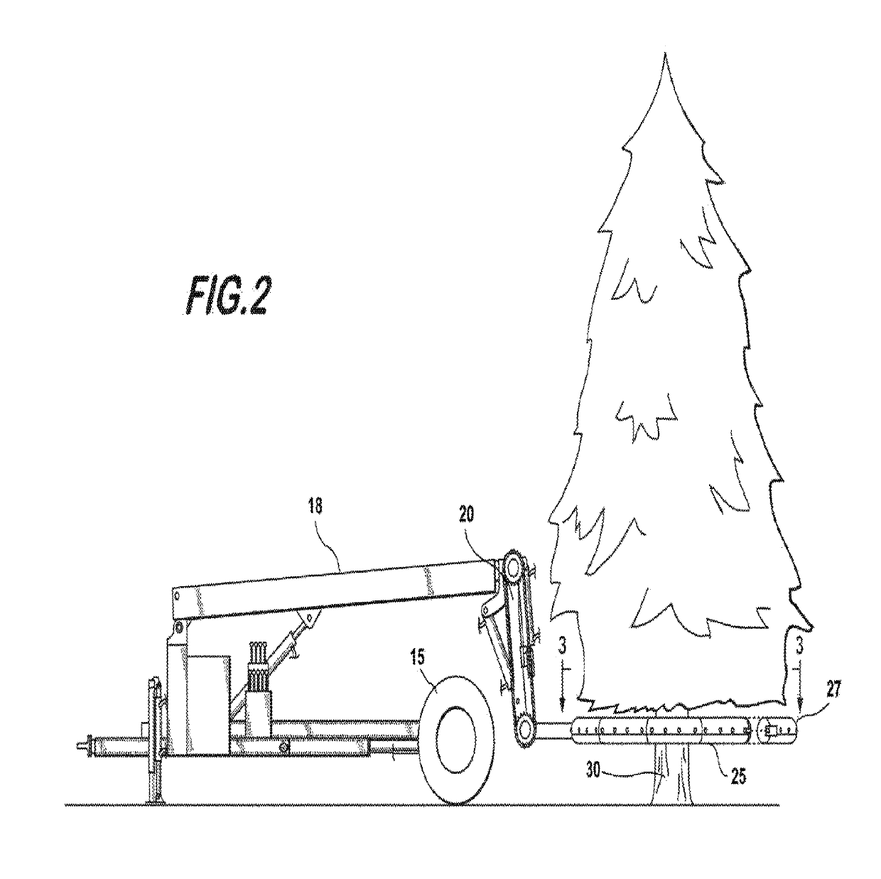 Compression ring for tying tree branches