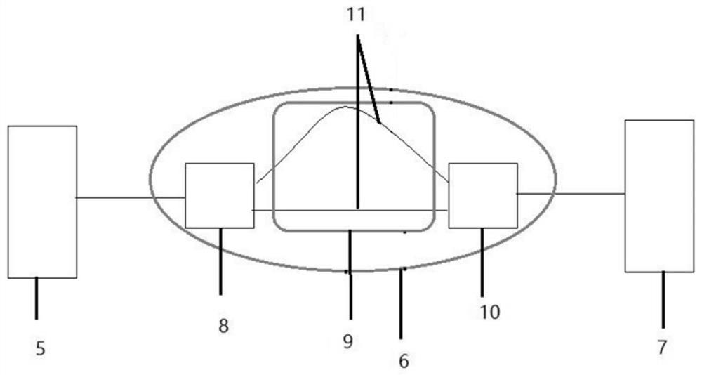 A waveguide pressure sensor and detection method based on m-z structure