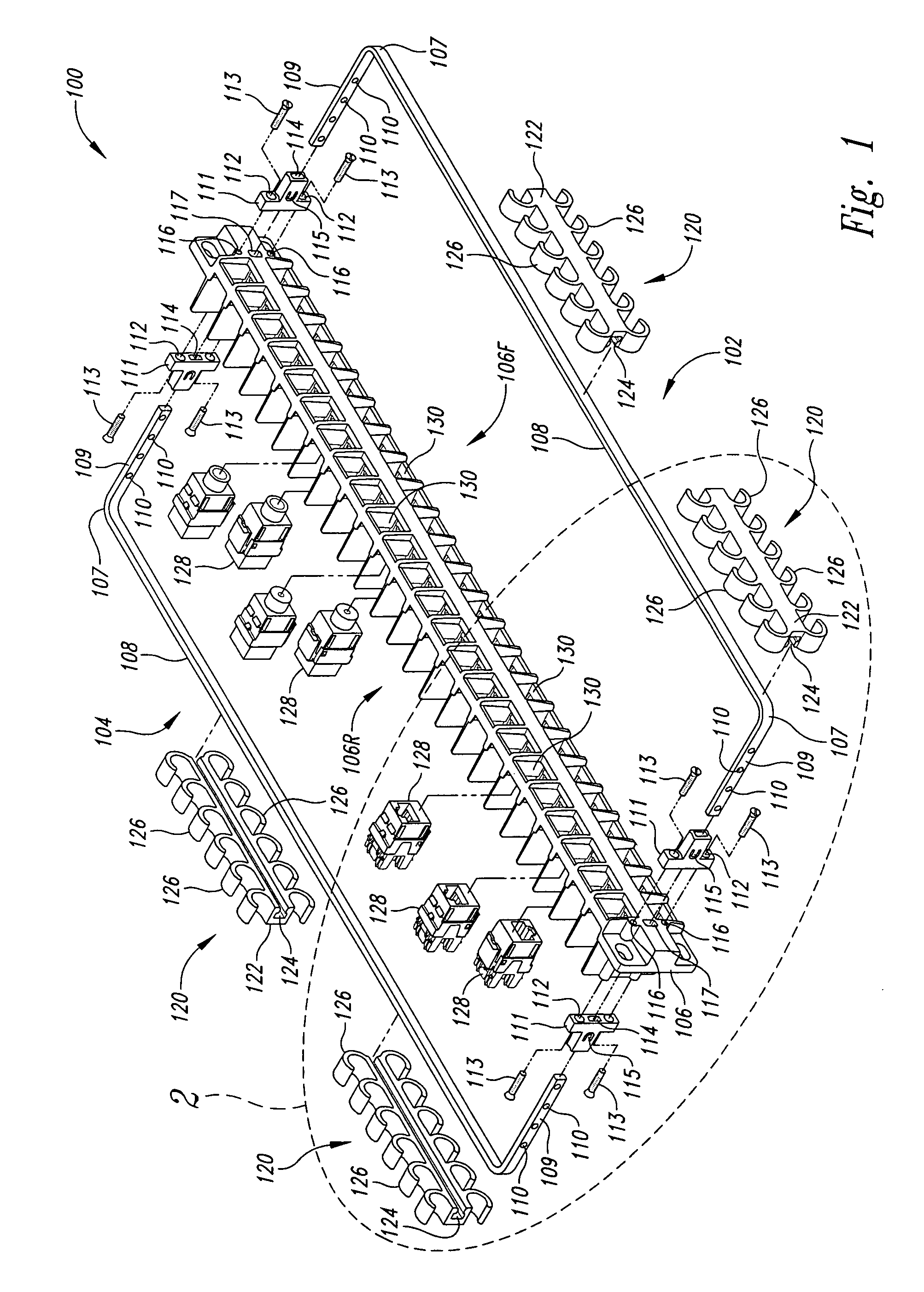 Cable retaining system