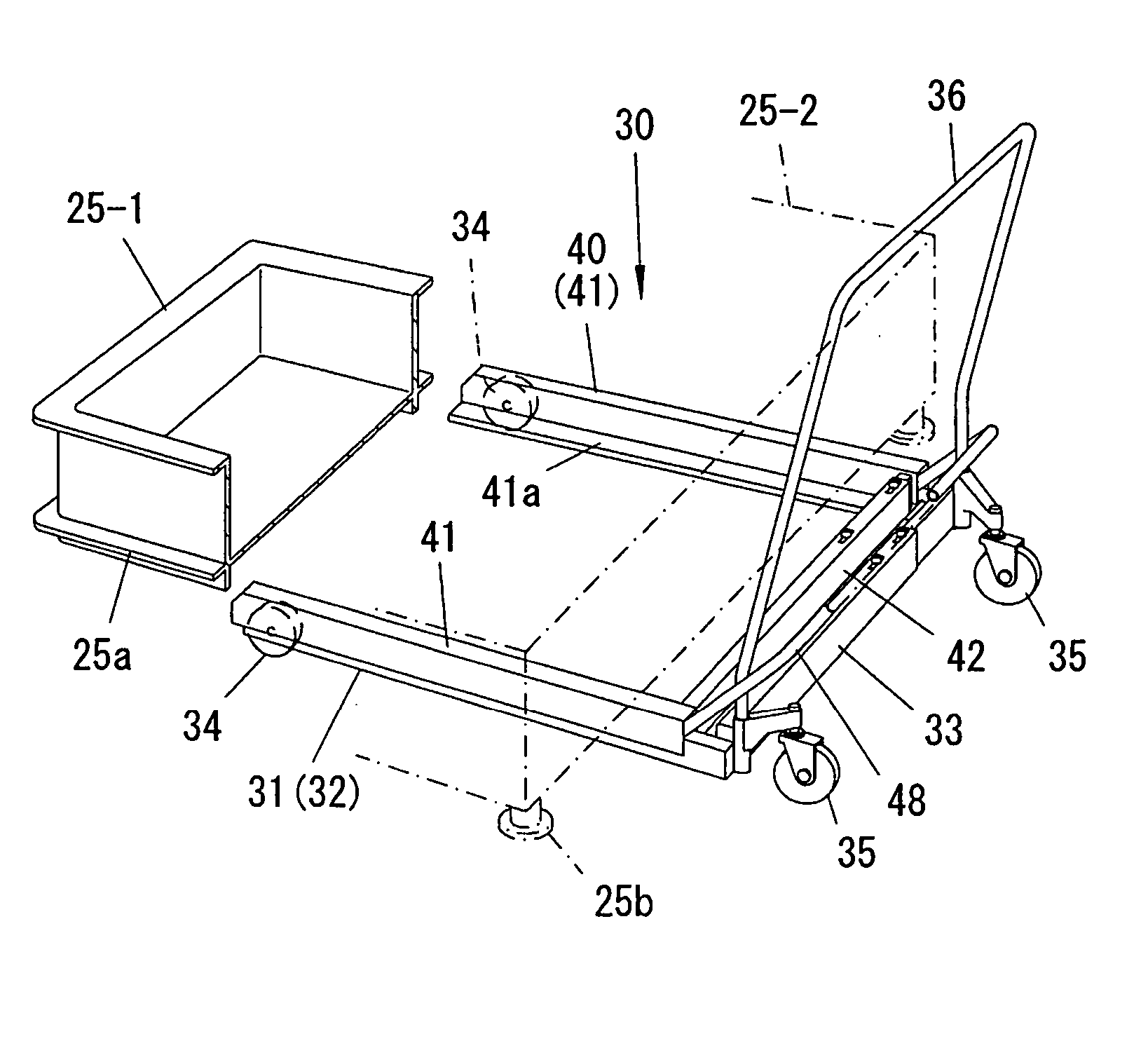 Locking apparatus of truck with hoist