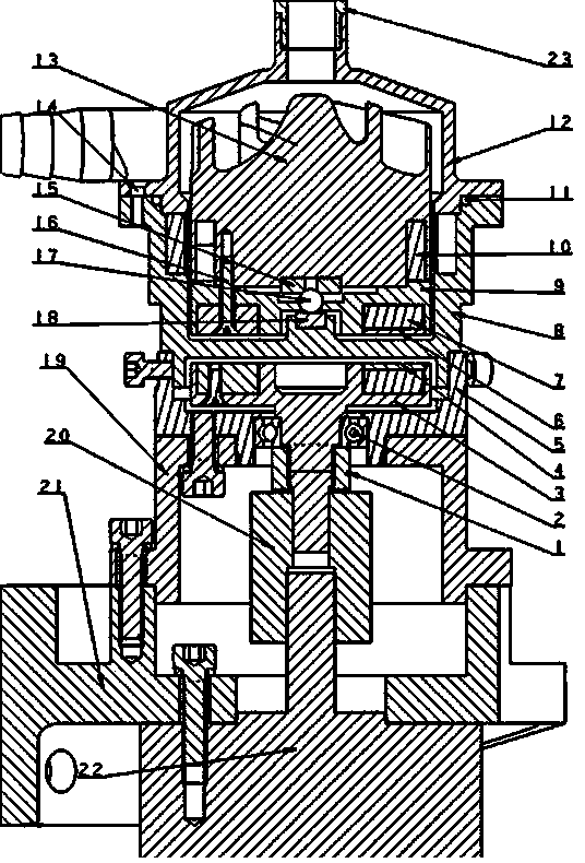 Medical semi-maglev centrifugal pump based on steel ball