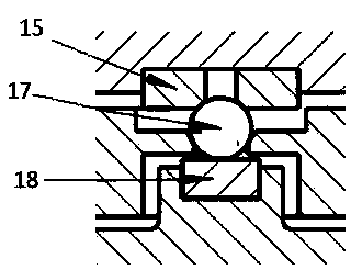 Medical semi-maglev centrifugal pump based on steel ball