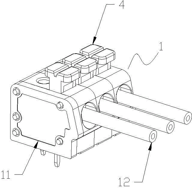 Combined wiring terminal component