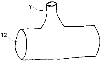 Aortic arch and branch covered stent blood vessel combined device for open operation