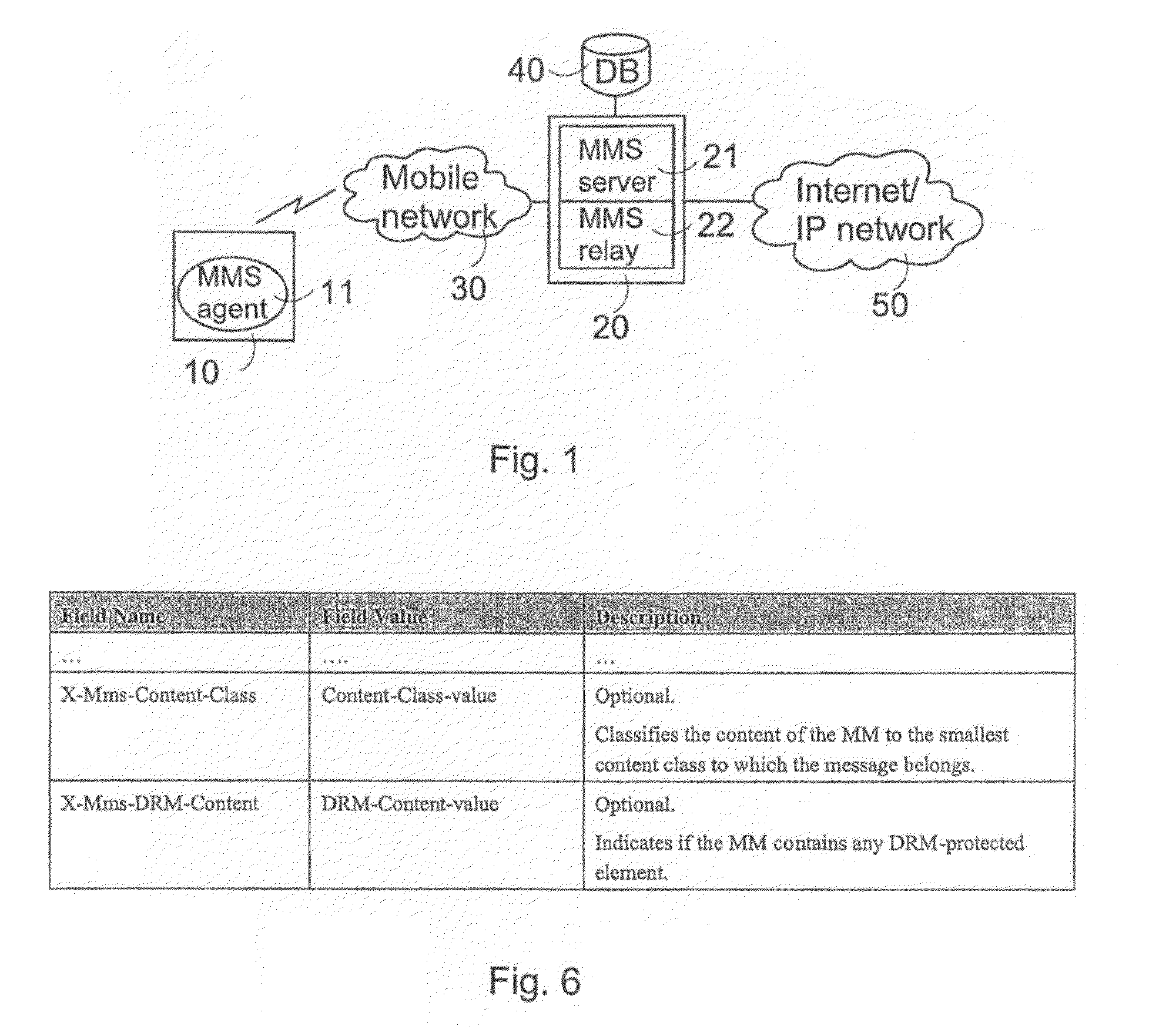 Informing recipient device of message content properties