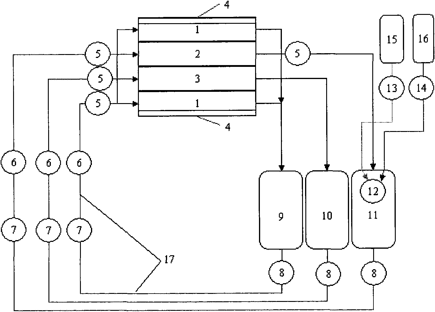 Electric dialyzator for desalting fermentation liquor