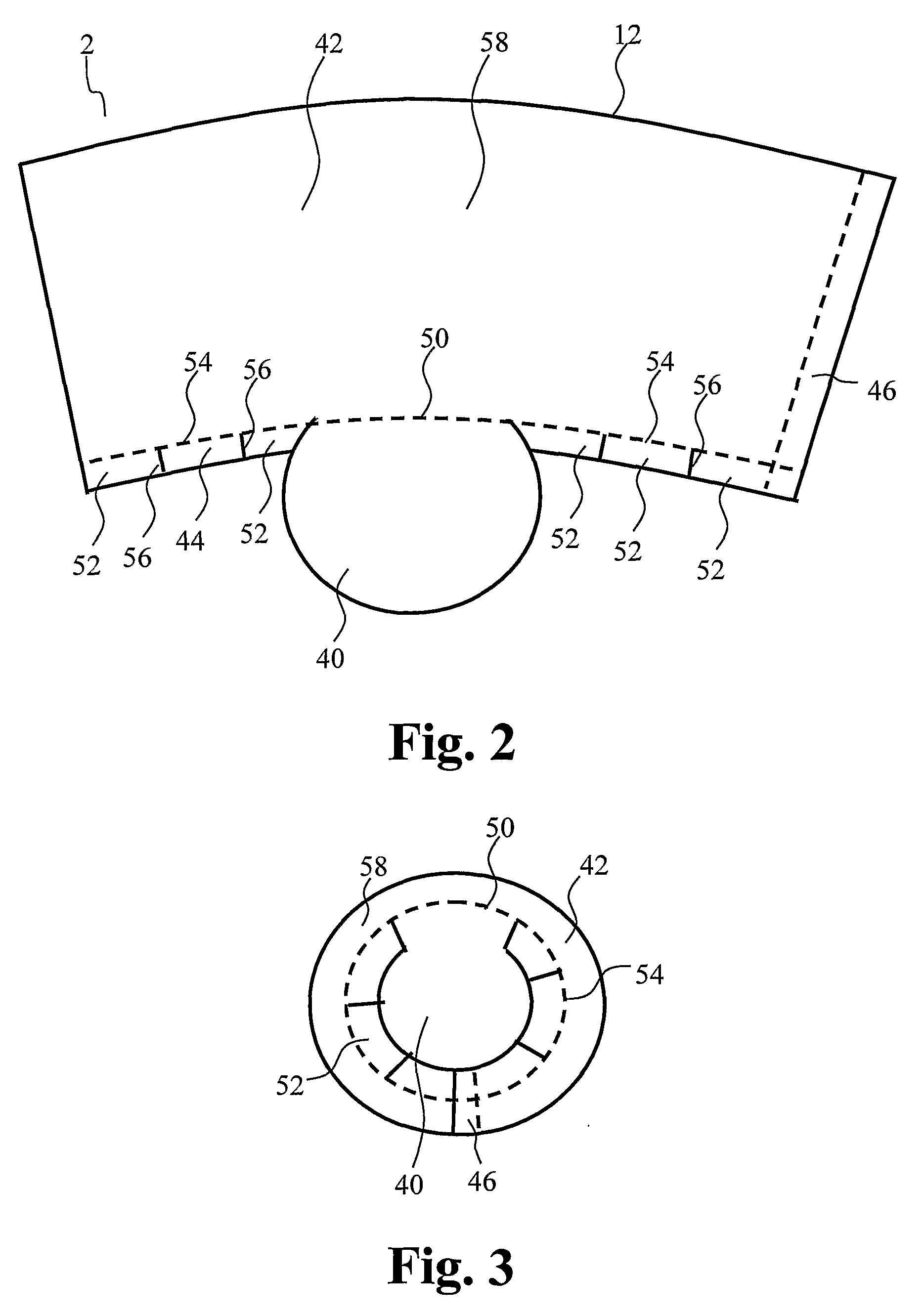 Label with a formable cup