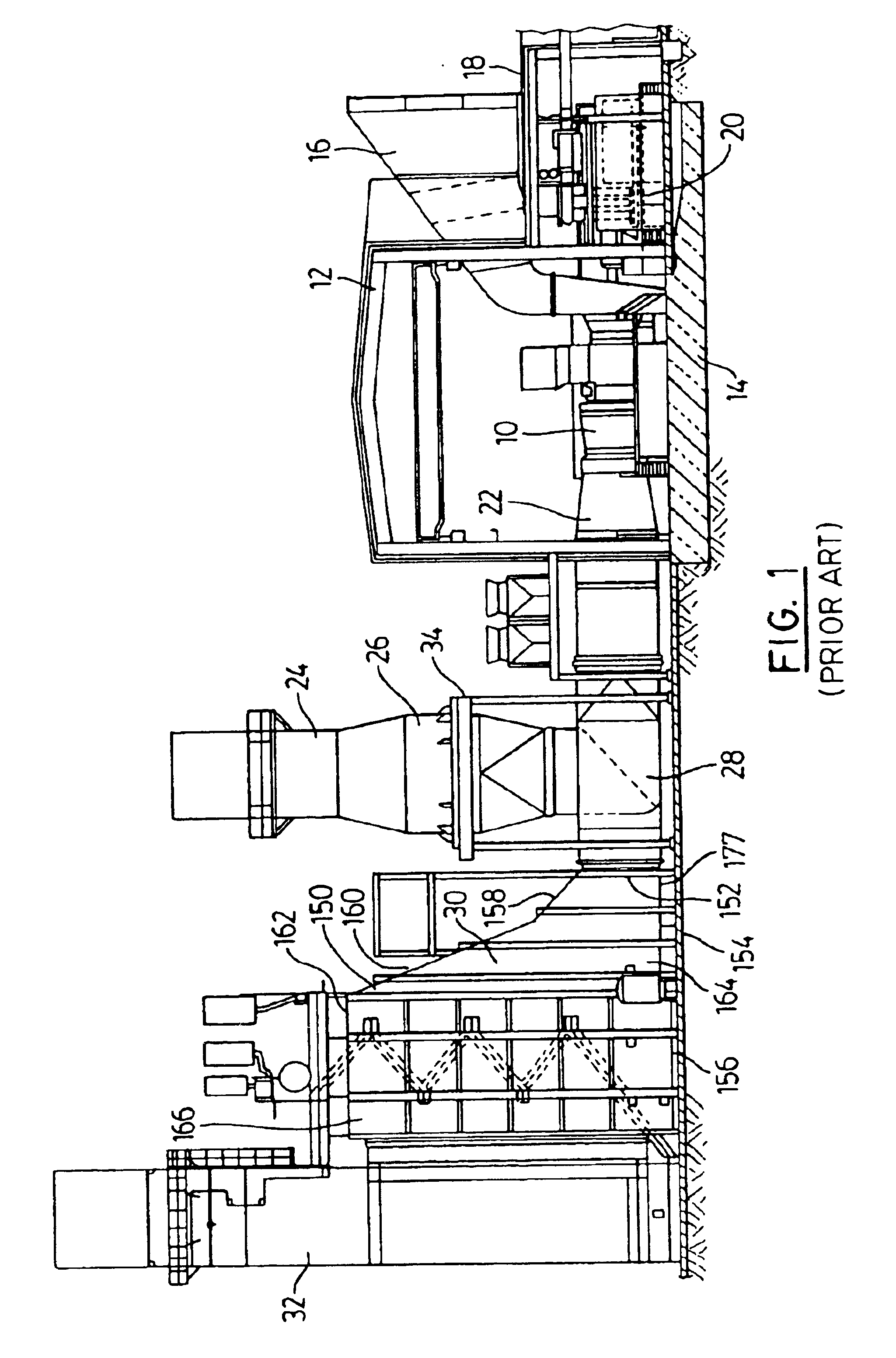 Outlet silencer and heat recovery structures for gas turbine