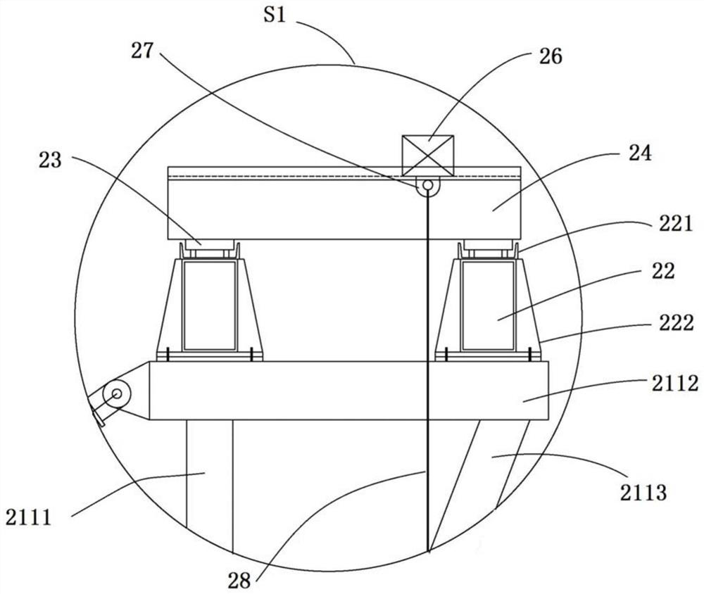 Driving lifting device