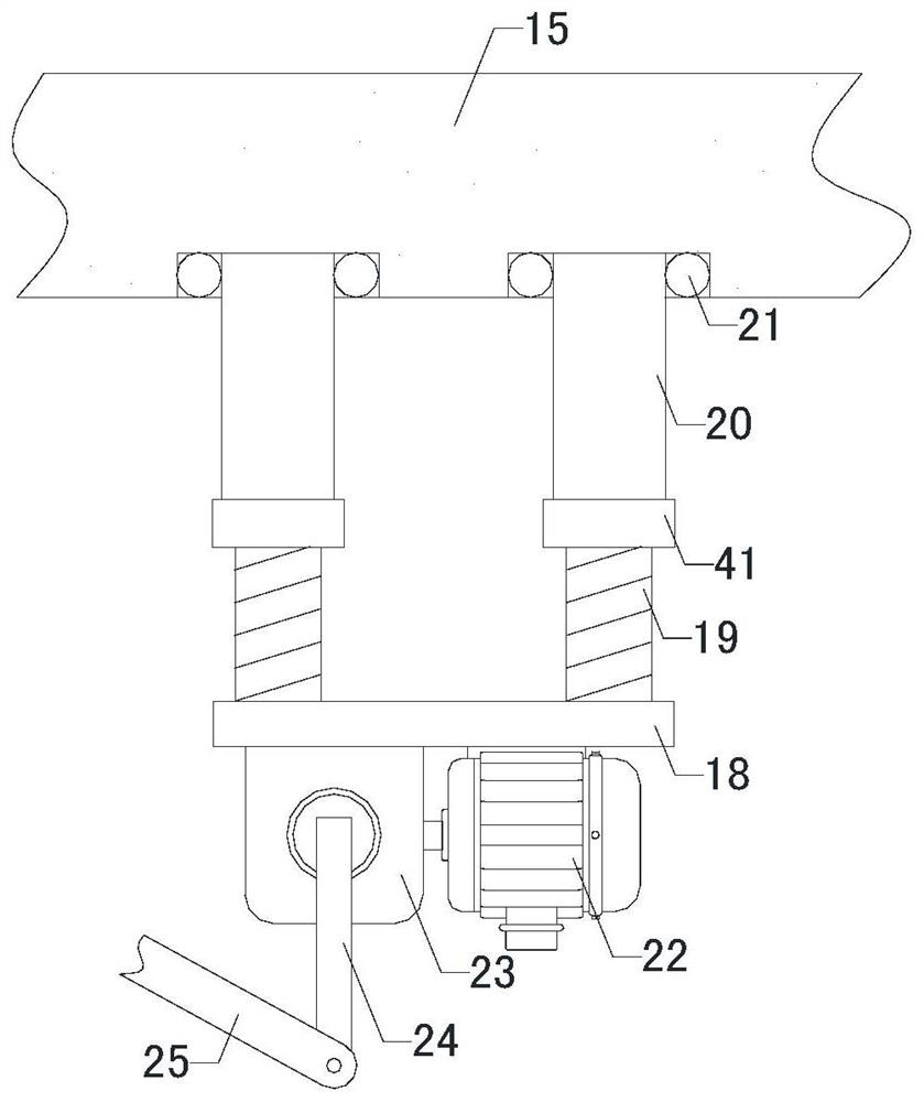 A vane pump drying auxiliary device