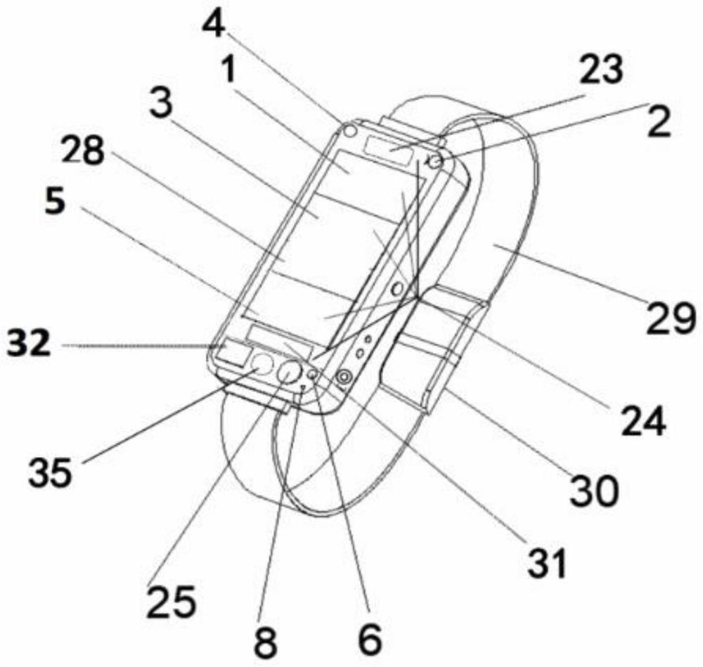 Intelligent bracelet based on patient omnibearing management