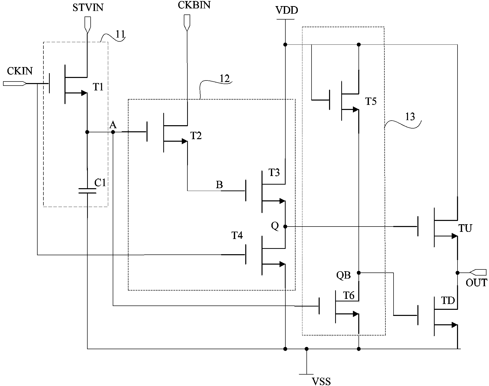 Shift register and drive method, gird drive device, and display device thereof