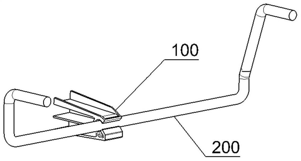 An installation structure of a plastic trim part of a car seat