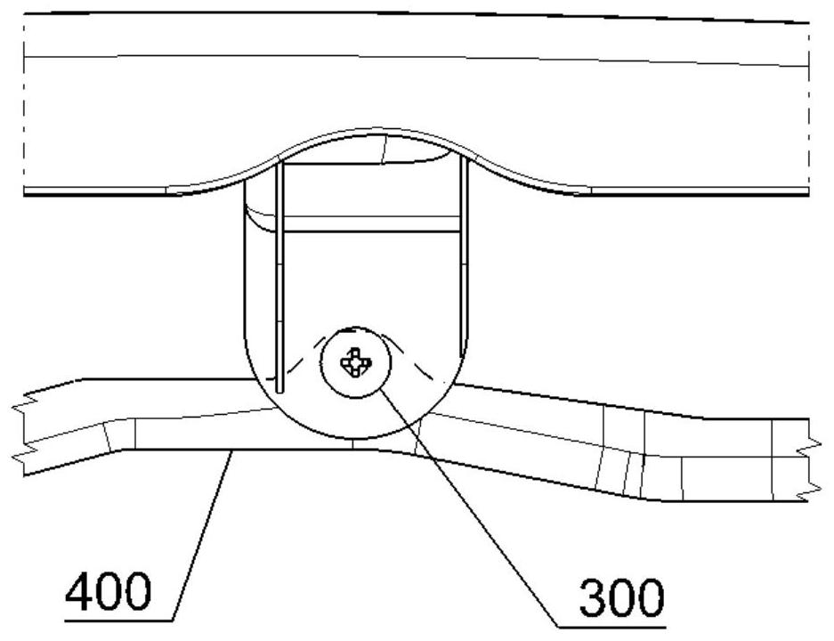 An installation structure of a plastic trim part of a car seat