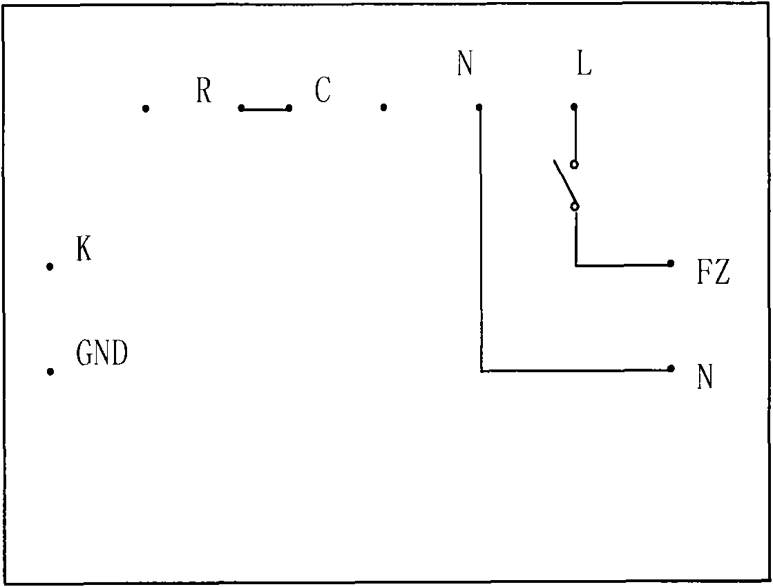 Zero-current switched-off solid state relay