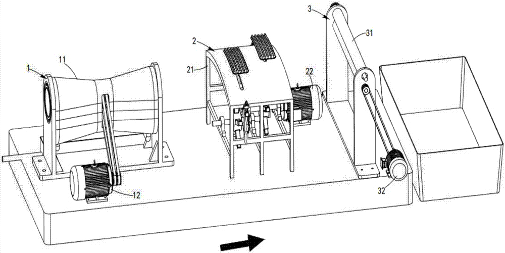 Dewatering, untwisting and opening equipment for textile printing and dyeing