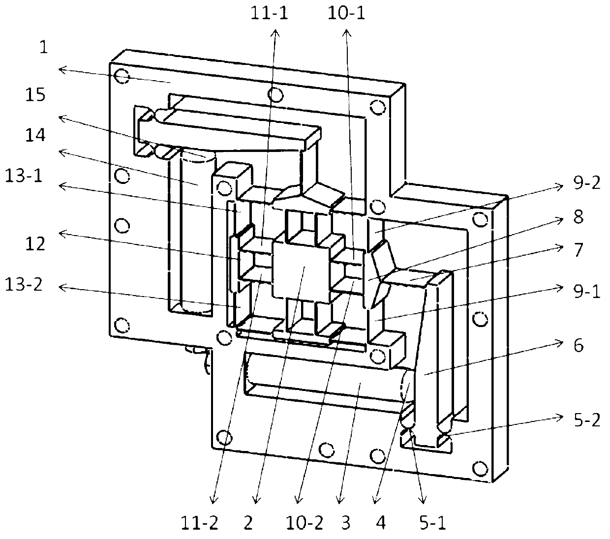 Two-degree-of-freedom nanometer positioning platform