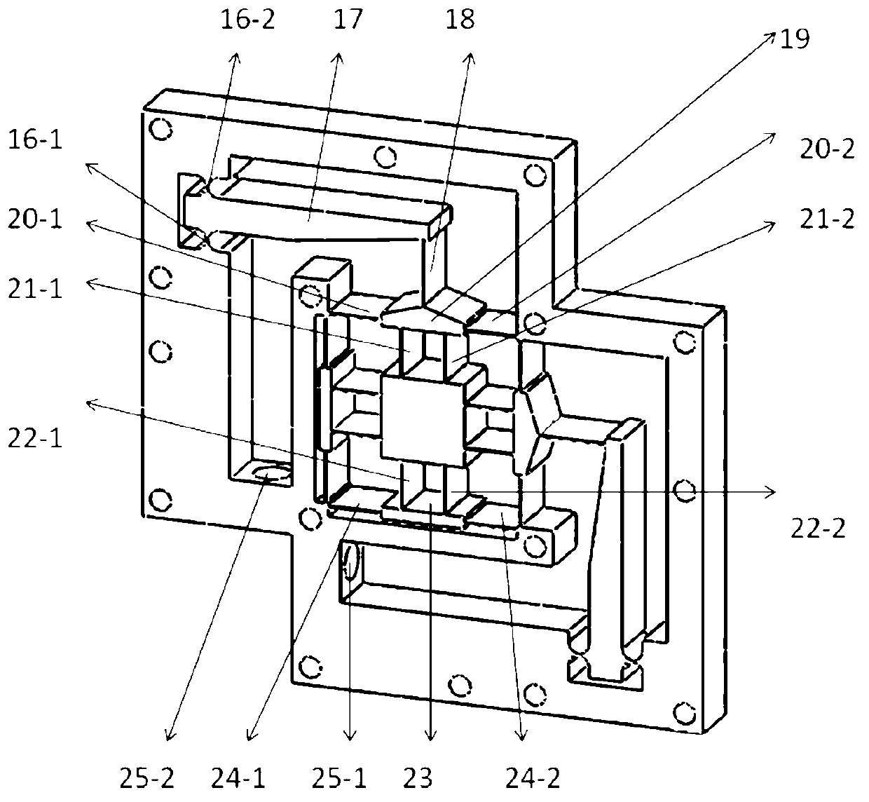 Two-degree-of-freedom nanometer positioning platform