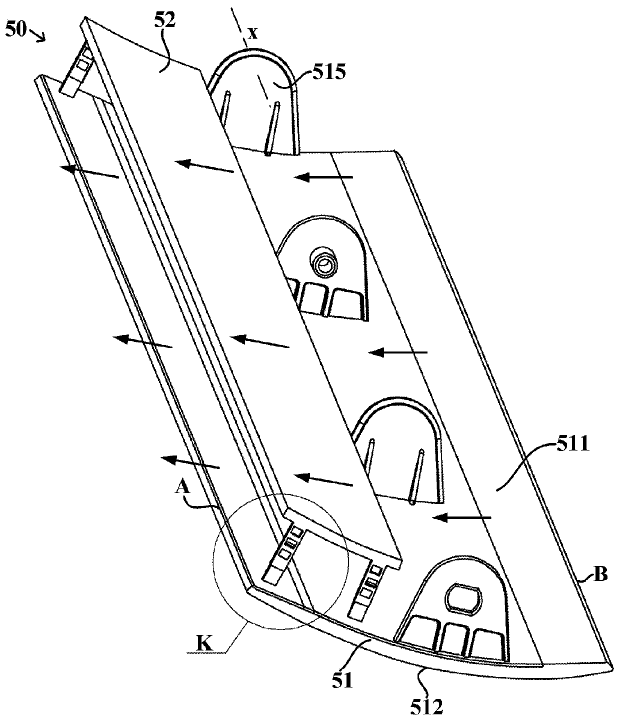 Air guide plate and air conditioner comprising same