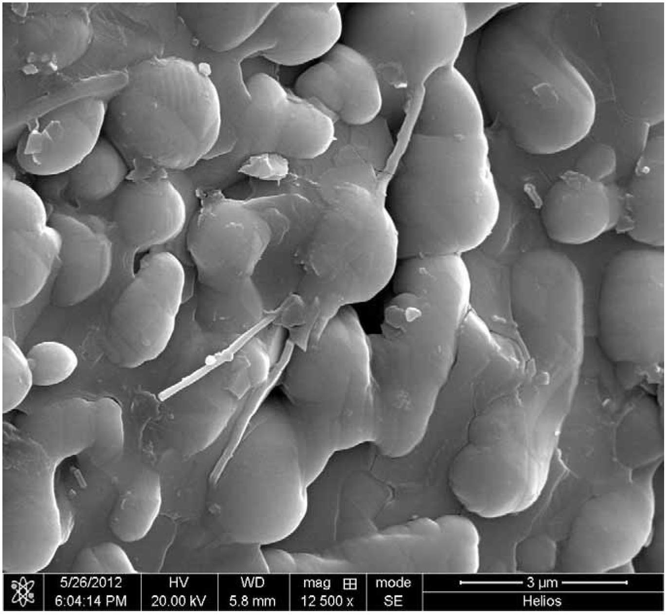 ZrC-SiC-LaB6 ternary superhigh temperature ceramic composite material and preparation method thereof