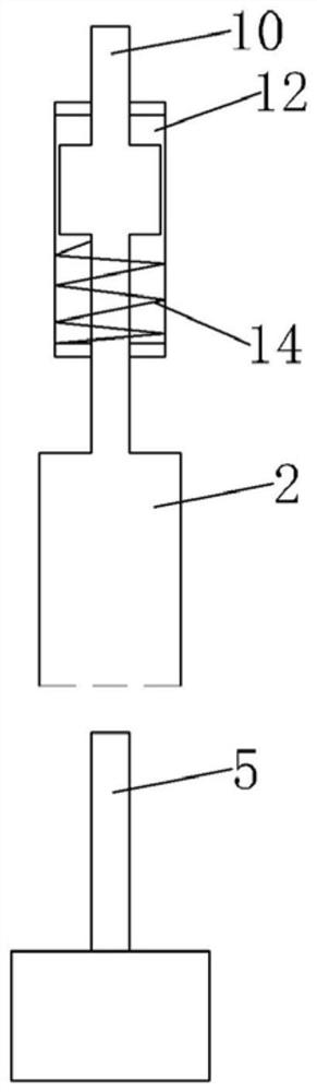 A self-priming nasal powder material feeding device