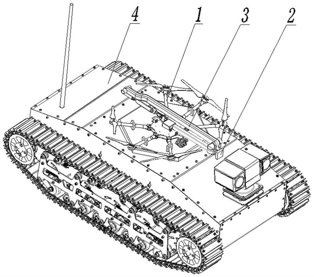 High-altitude operation equipment based on mooring unmanned aerial vehicle and control method thereof