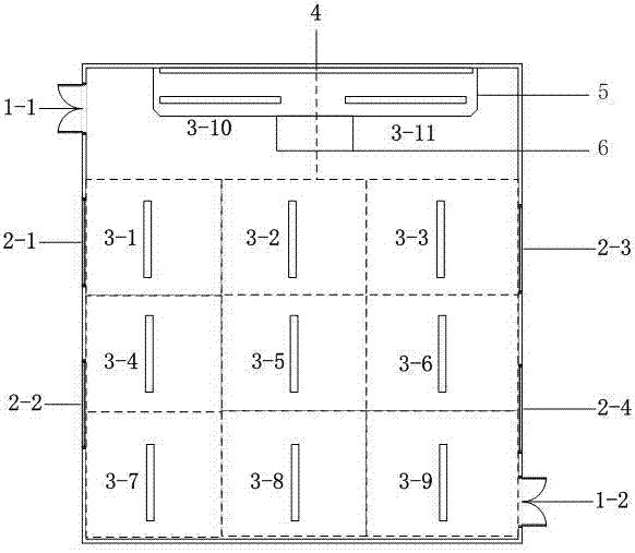 Energy-saving type automatic control system used for classroom illumination