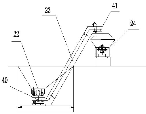 A pretreatment device for recycling aluminum shavings