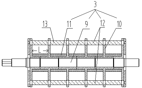 A pretreatment device for recycling aluminum shavings