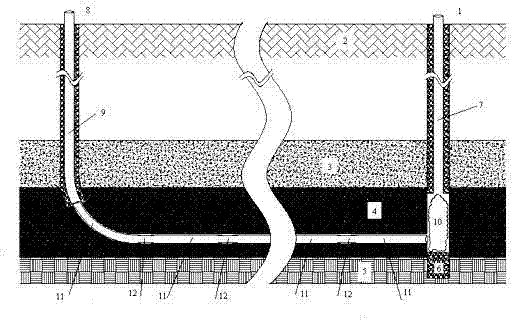 Protection process of underground drilling hole