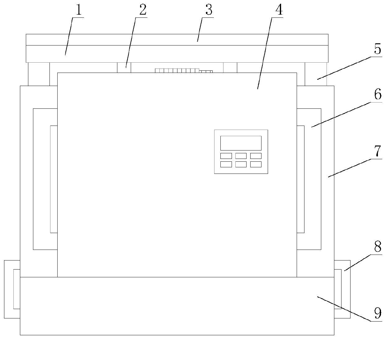 High-efficiency disinfection tank for sewage treatment