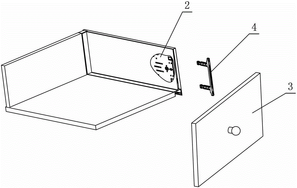 Integrated optimized unlocking of drawer fronts