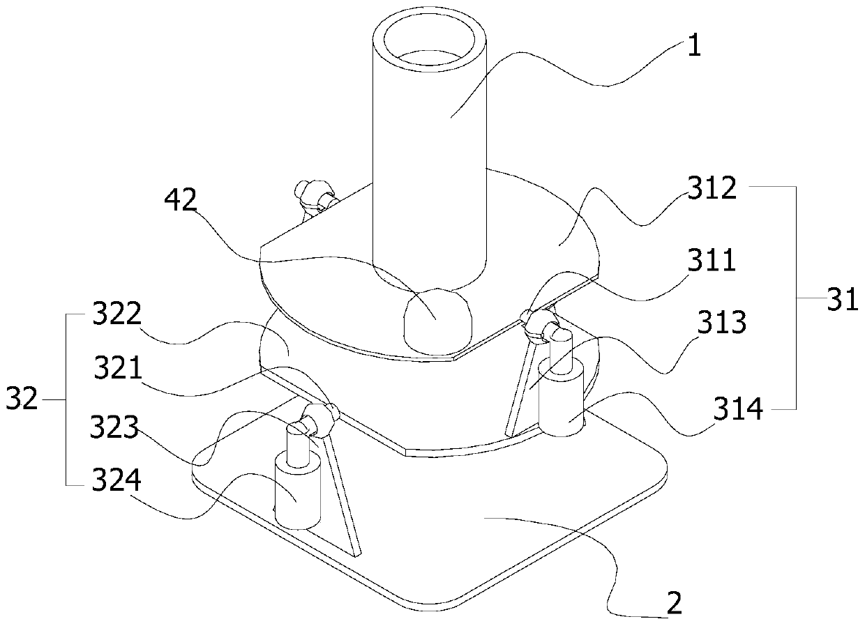 Posture adjusting device, adjusting control method and optical buoy