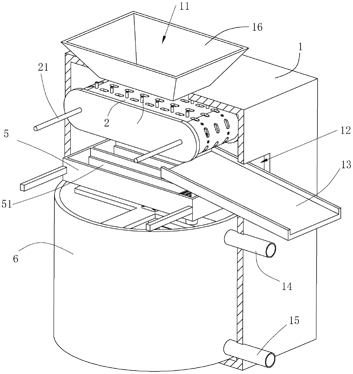 Apparatus and method for treating municipal overflow sewage