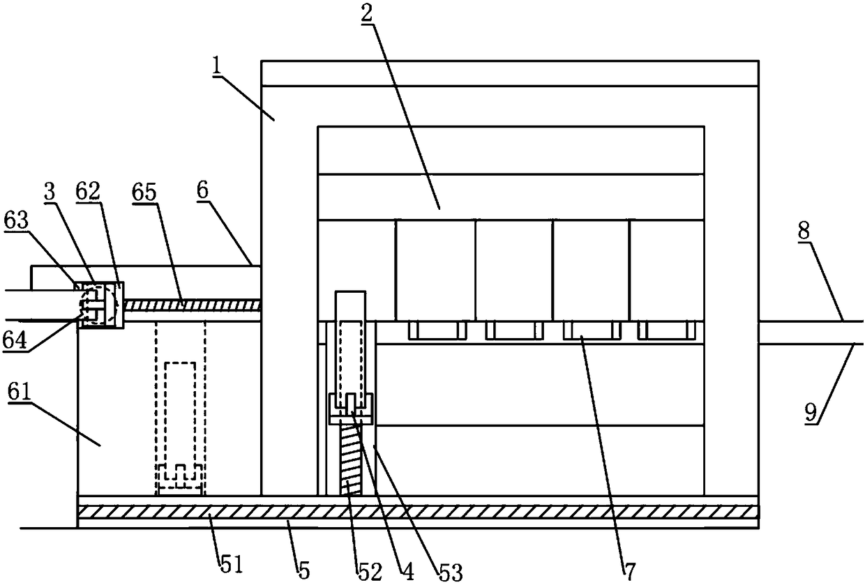 Bearing race production line with full-automatic forging structure and working method thereof