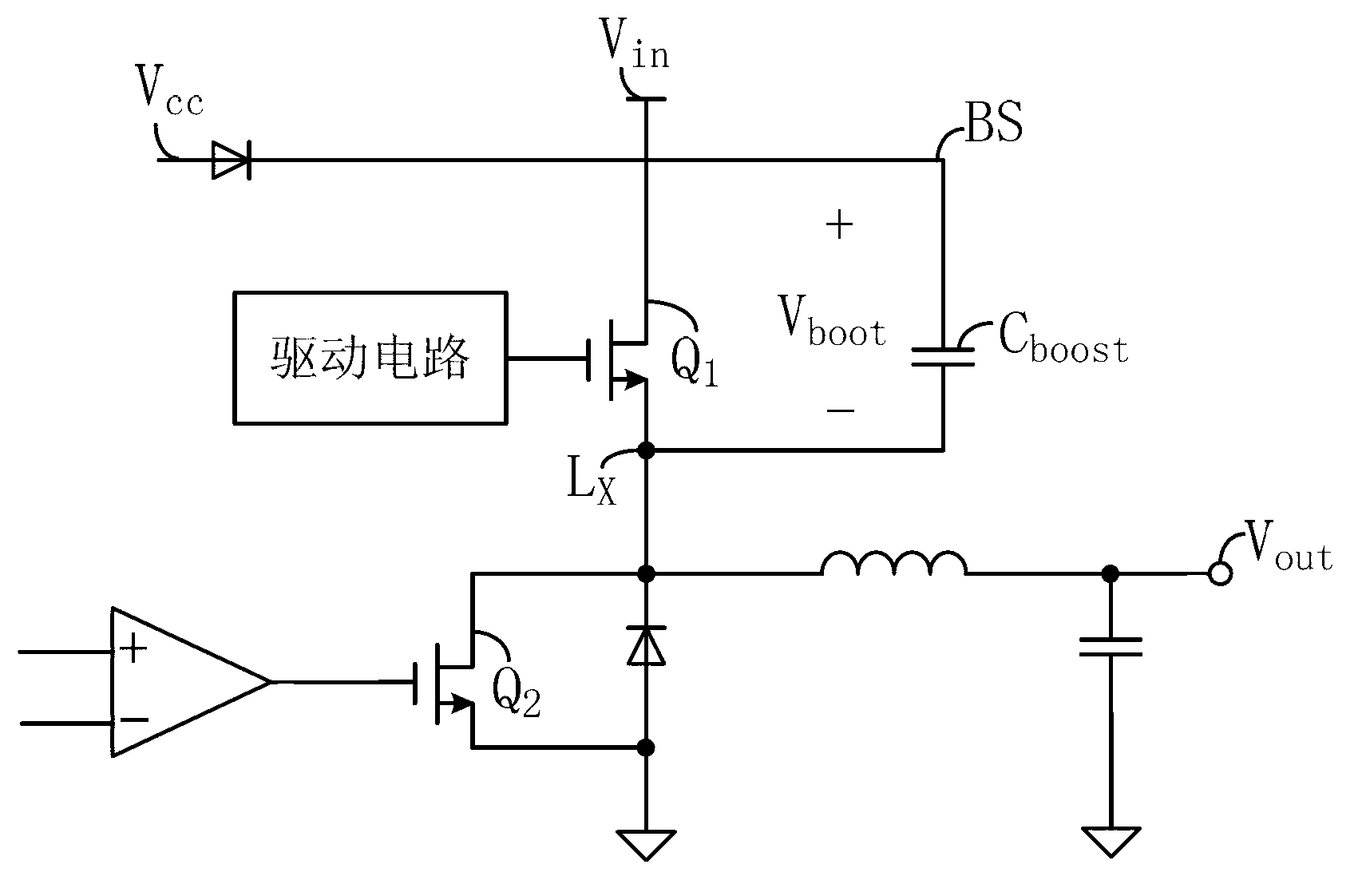 Bootstrap capacitor power failure restoring circuit and switch power source circuit