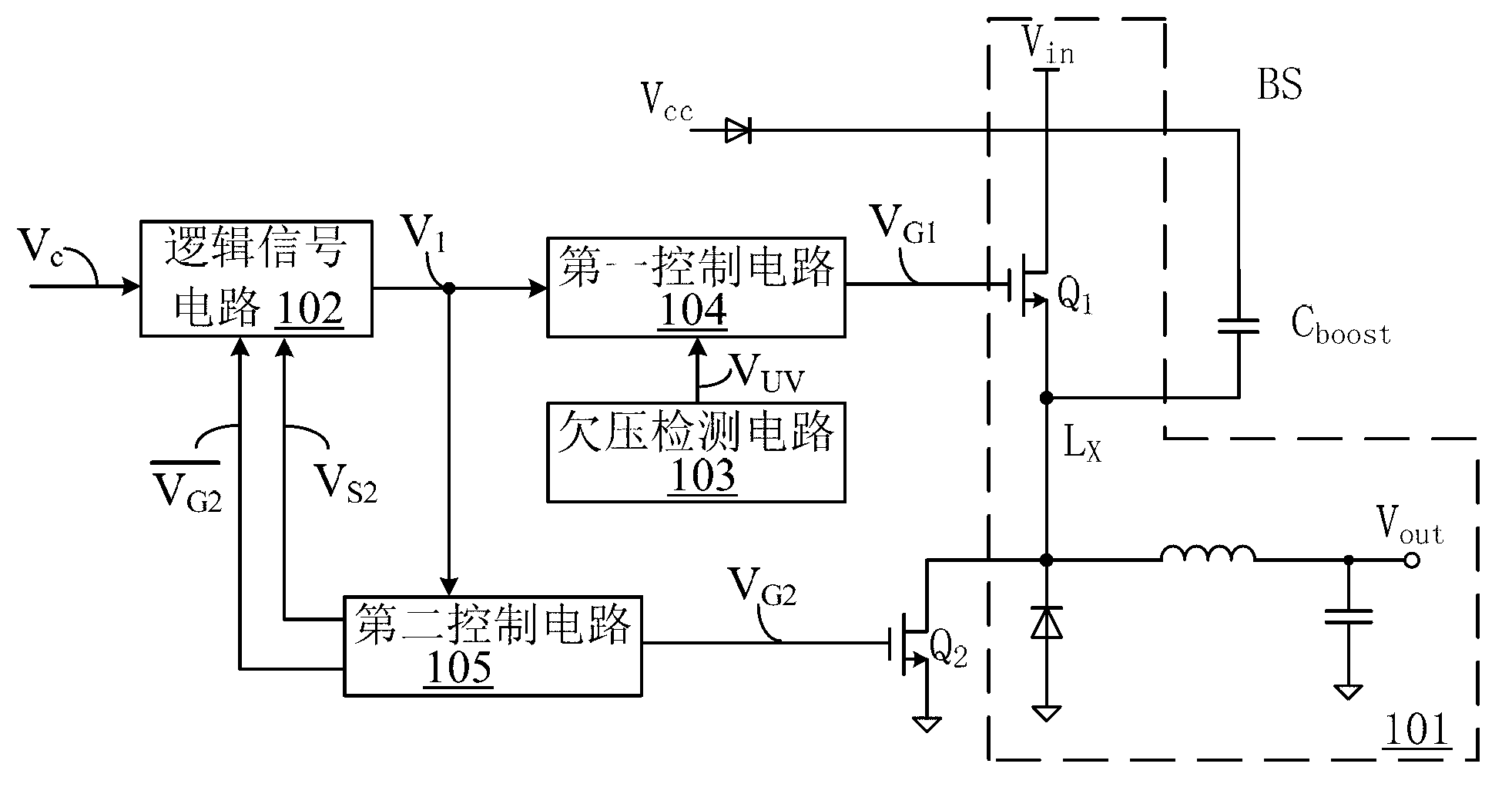 Bootstrap capacitor power failure restoring circuit and switch power source circuit