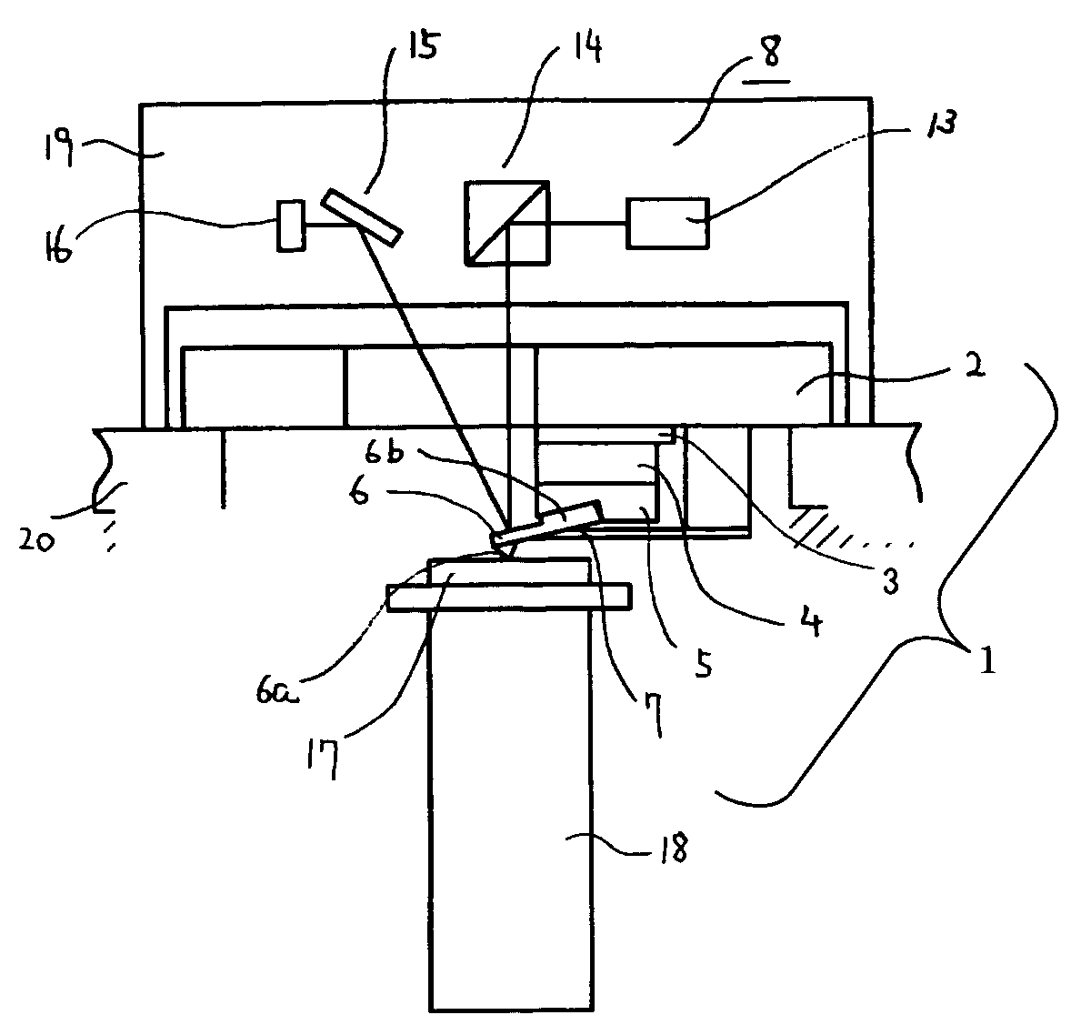 Scanning probe microscopy cantilever holder and scanning probe microscope using the cantilever holder